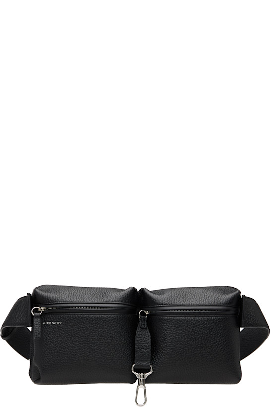 Black Fold Belt Bag