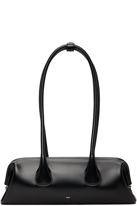 Black Boat Wide Mini Bag