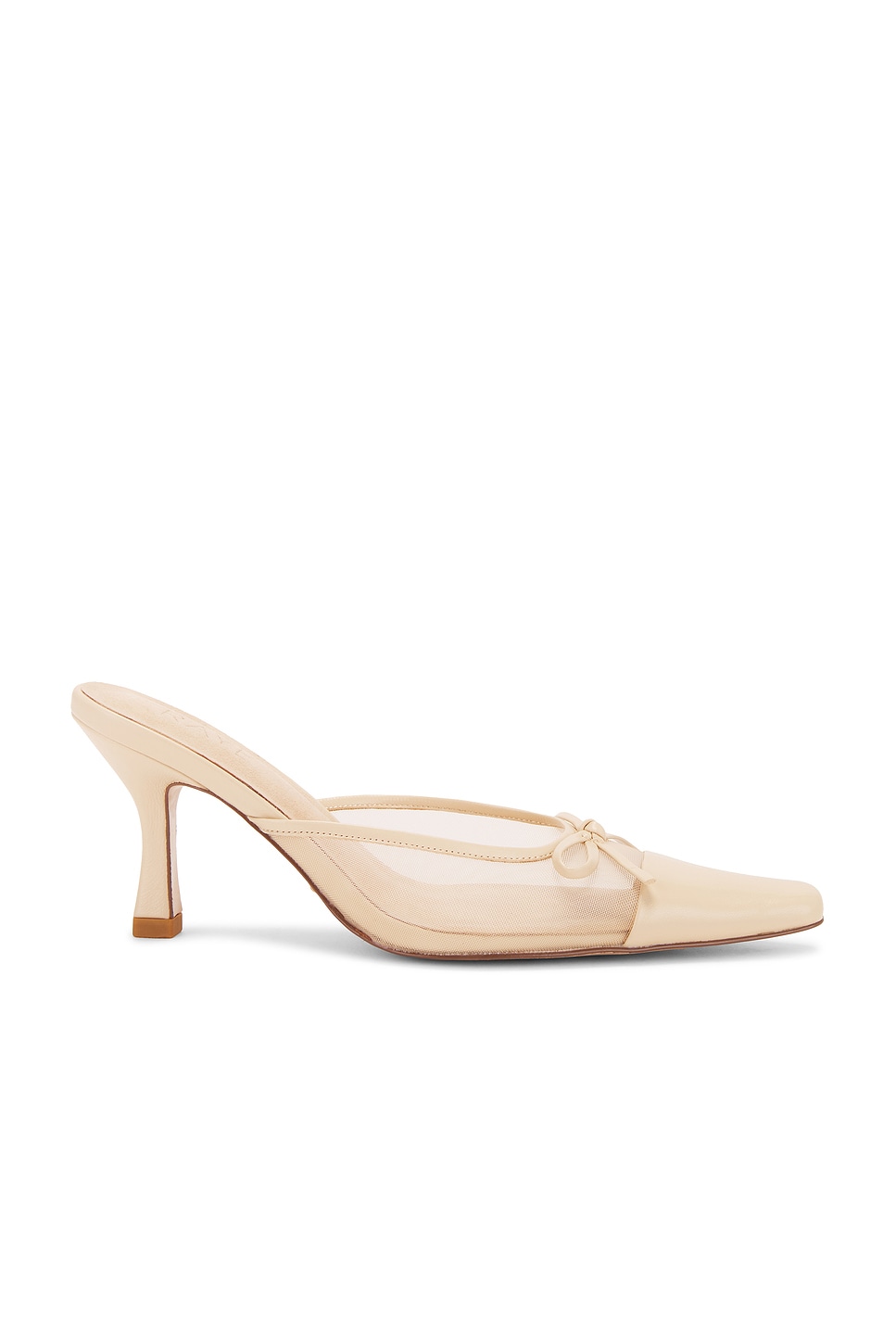 RAYE Bardot Mule in Nude