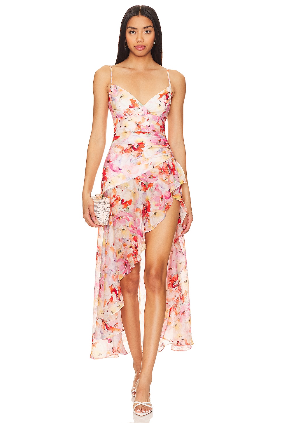 Bardot Sorella Midi Dress in Painterly Floral