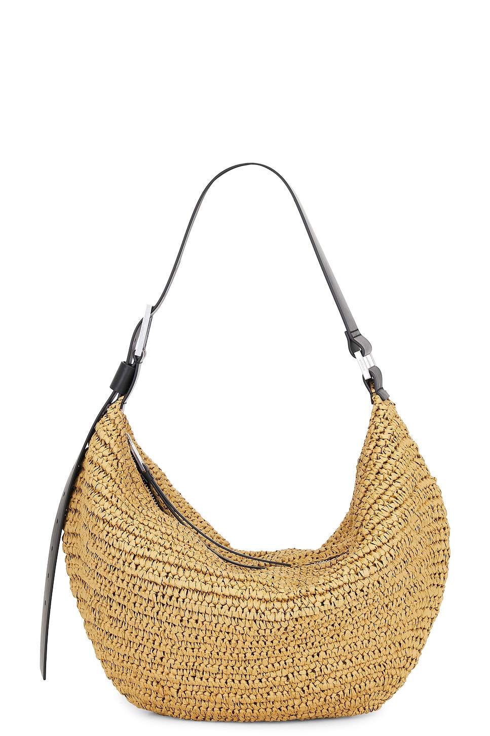 ALLSAINTS Luna Paper Shoulder Bag in Biscuit Brown