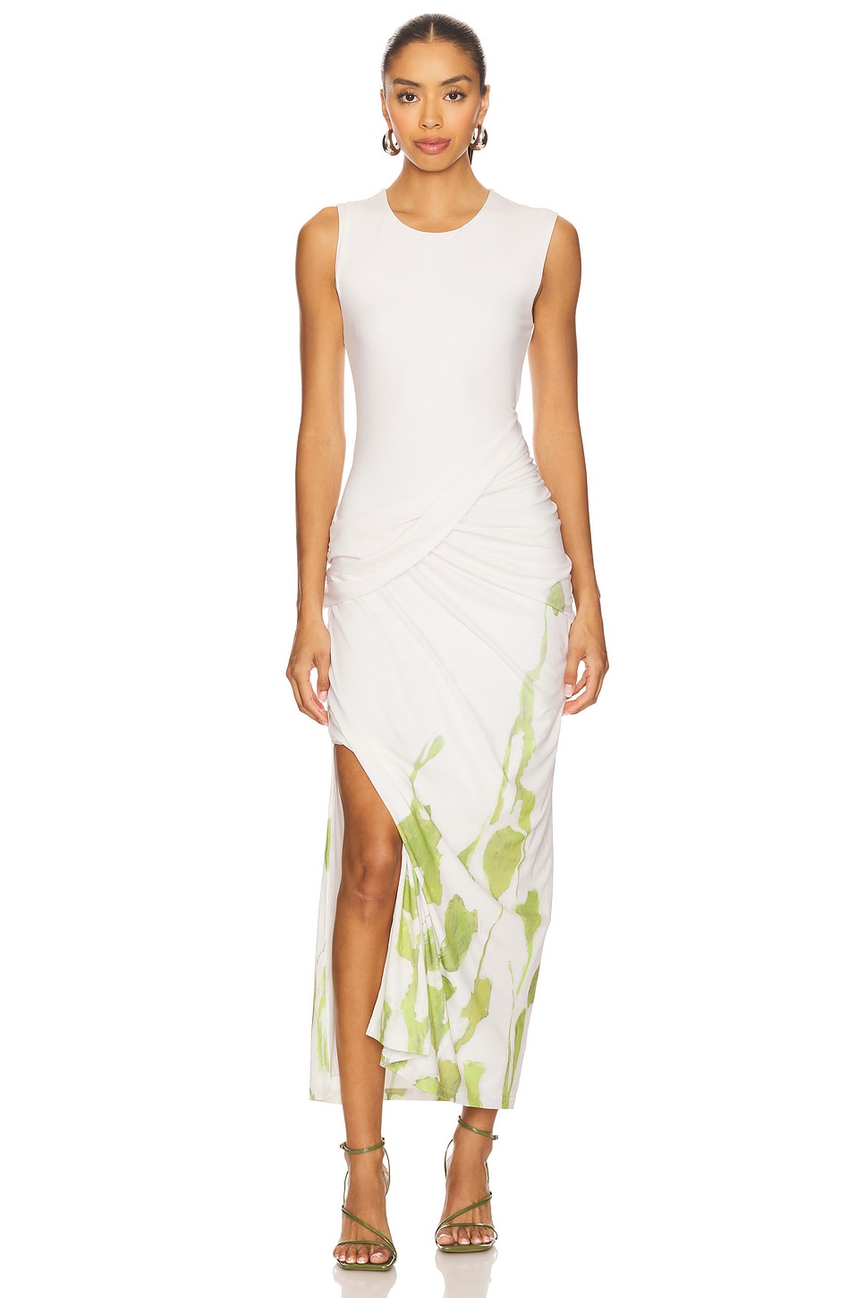 Acler Wigmore Midi Dress in Clover Canopy
