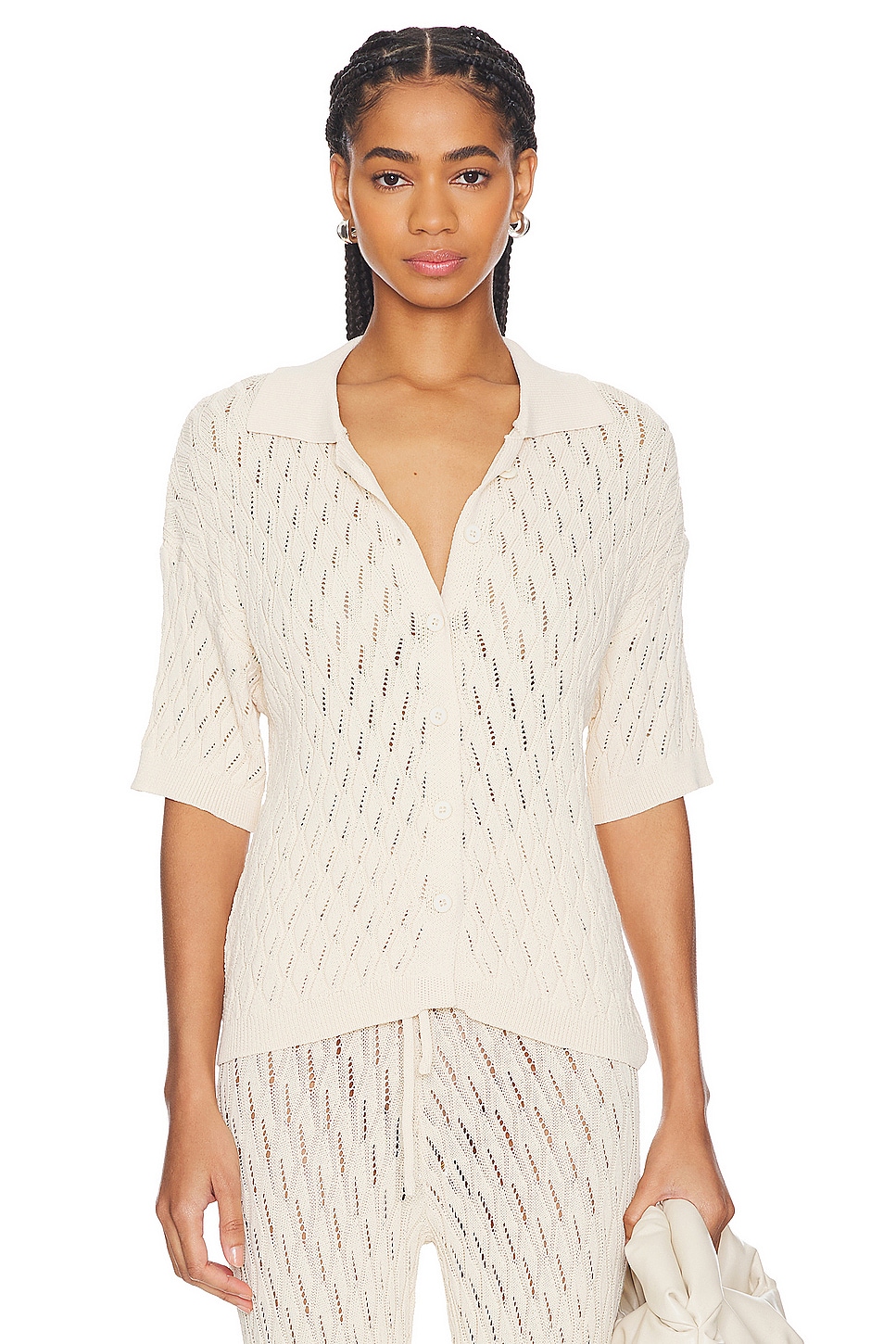 SNDYS Claire Top in Natural