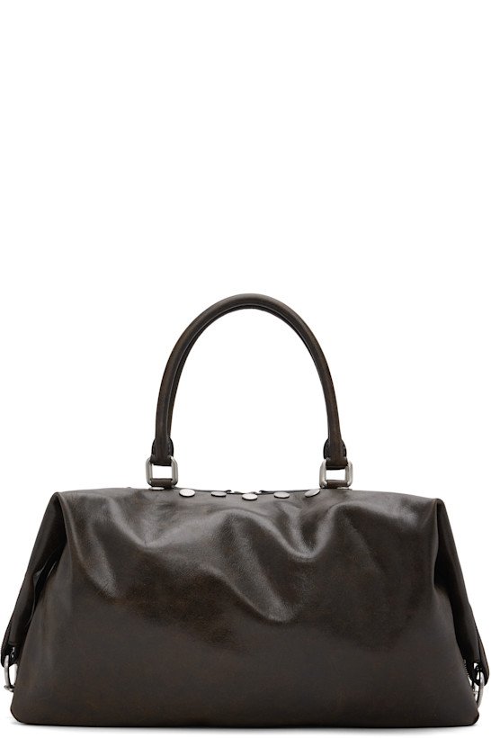 Brown Dumpling Stud Bag