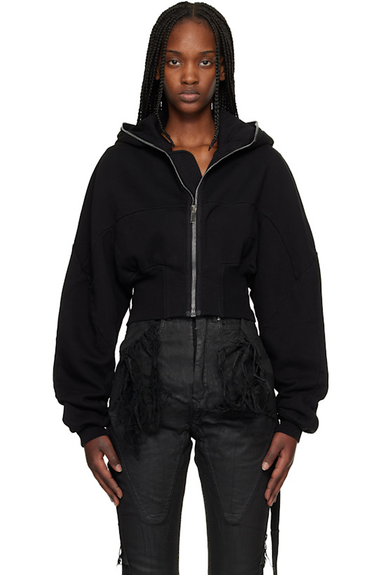 Black Temple Collage Hoodie