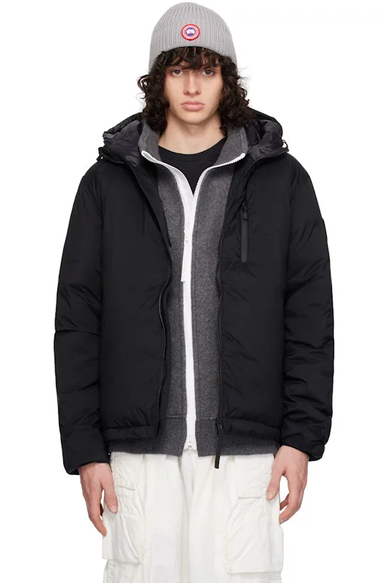 Black 'Black Label' Lodge Down Jacket