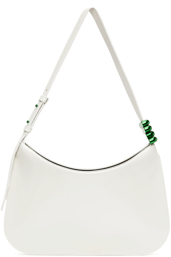 White Flap Shoulder Bag