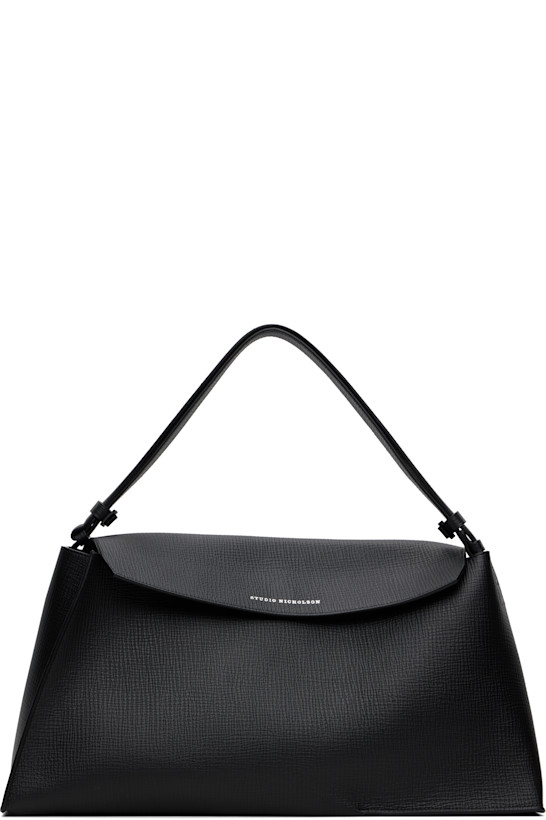 Black Shiboru Leather Bag