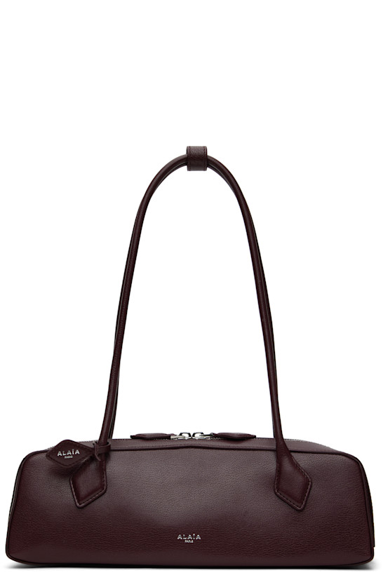 Burgundy 'Le Teckel' Medium Bag