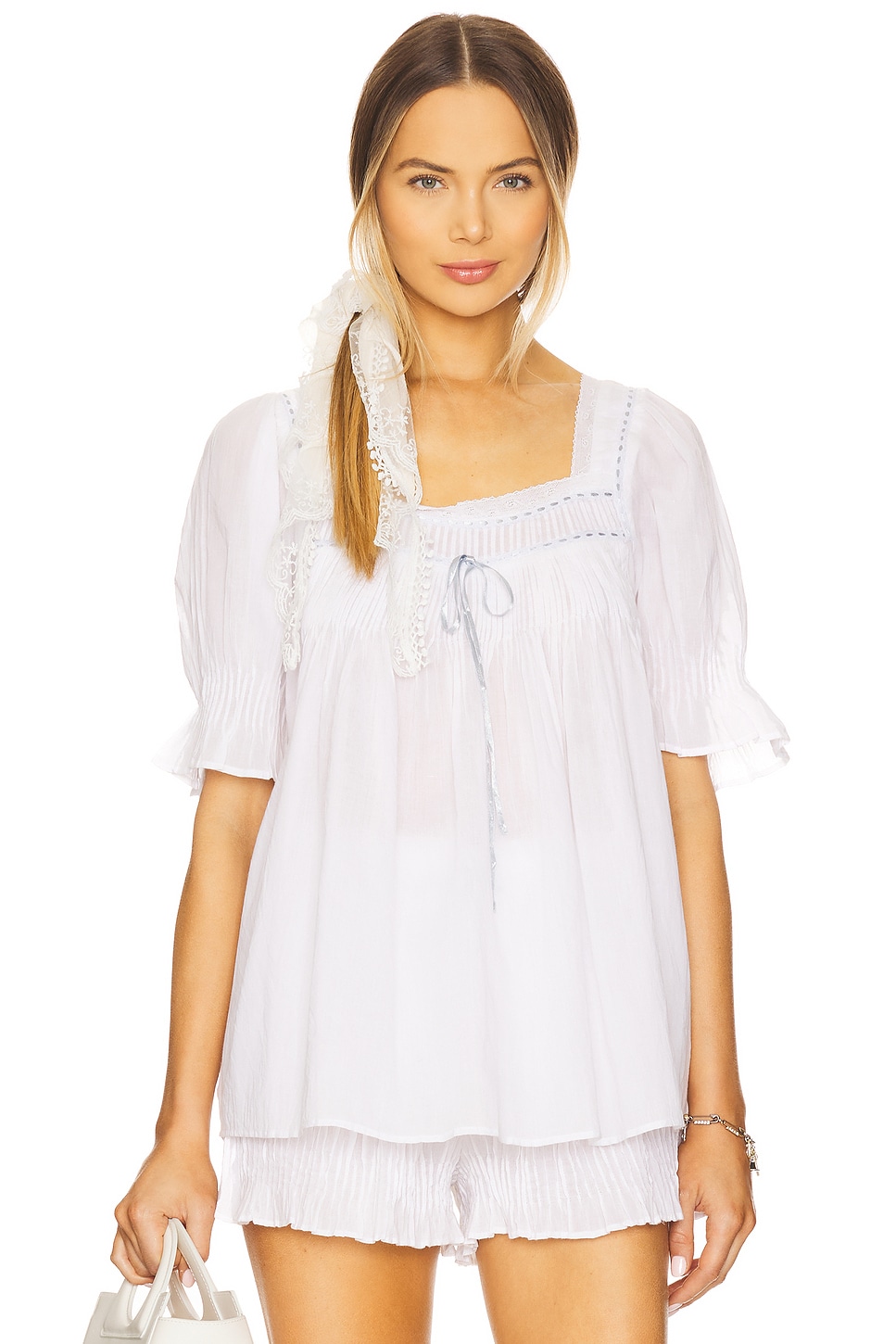 LPA Milena Top in Ivory