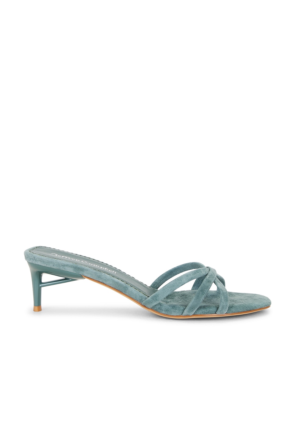 Jeffrey Campbell Nicoise Sandal in Teal Suede