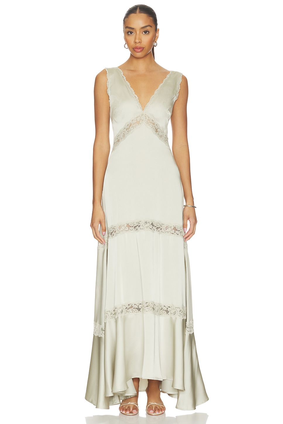 Tularosa Claire Maxi Dress in Sage