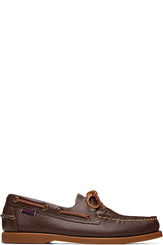 Brown Portland Martellato Boat Shoes