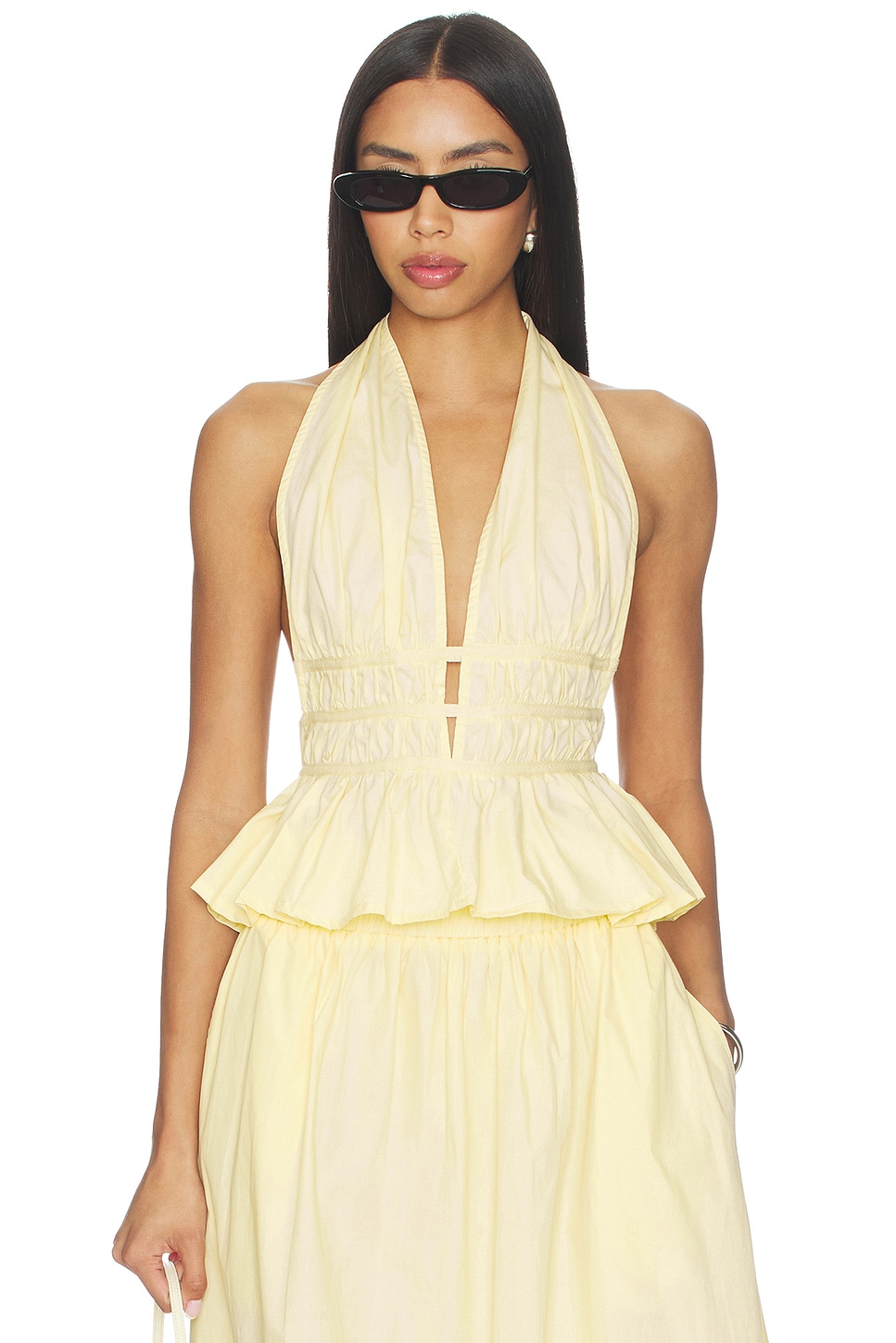 Juillet VIOLET 女衬衫 in Butter Yellow
