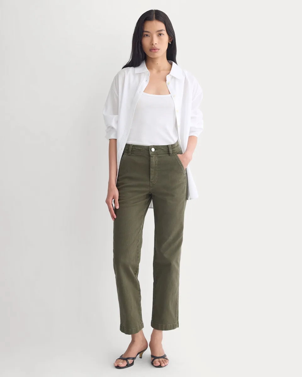 Utility Cigarette Pant | Olive Night