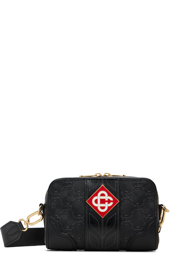 Black Monogram Crossbody Bag