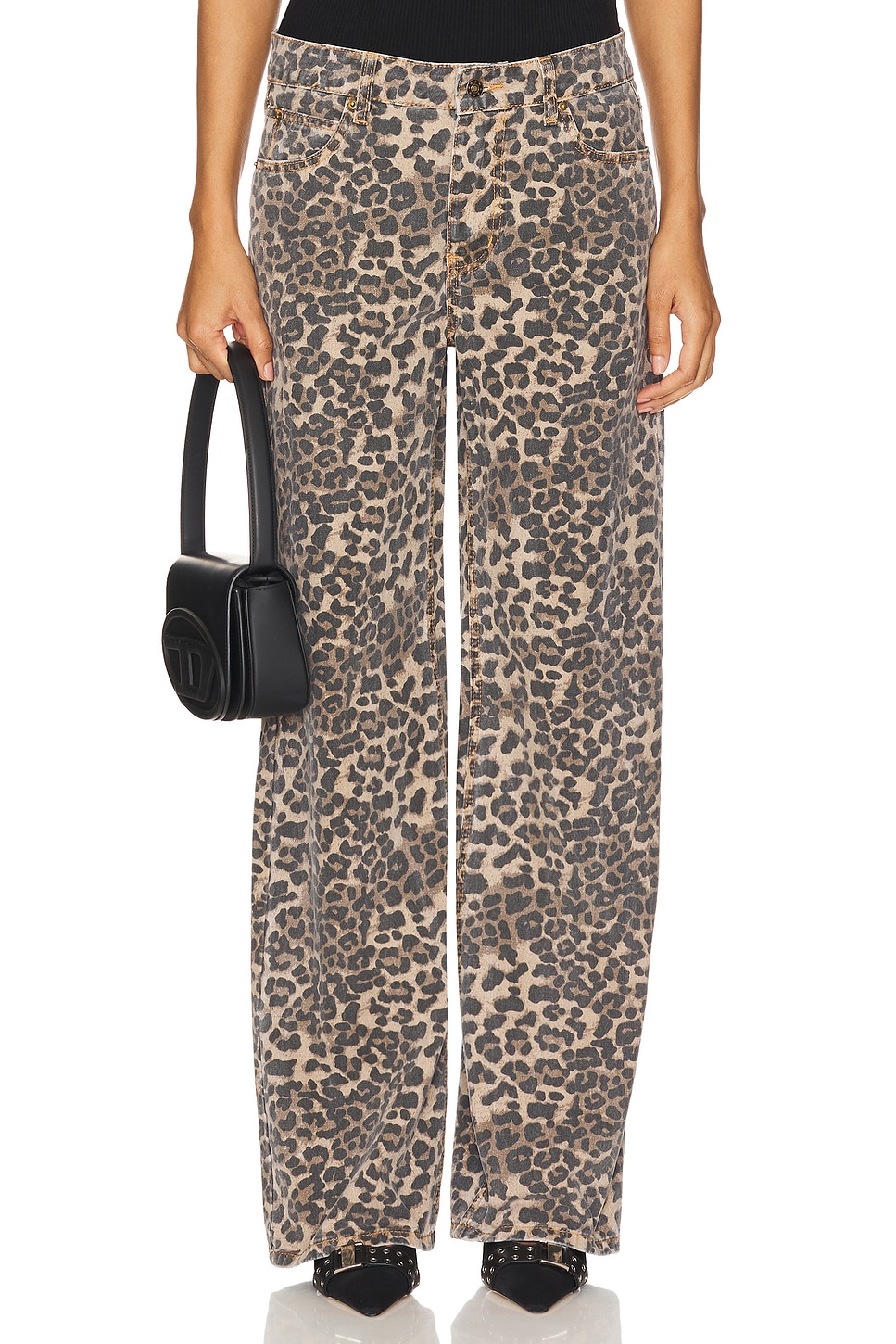 LIONESS Top Model Jean in Leopard
