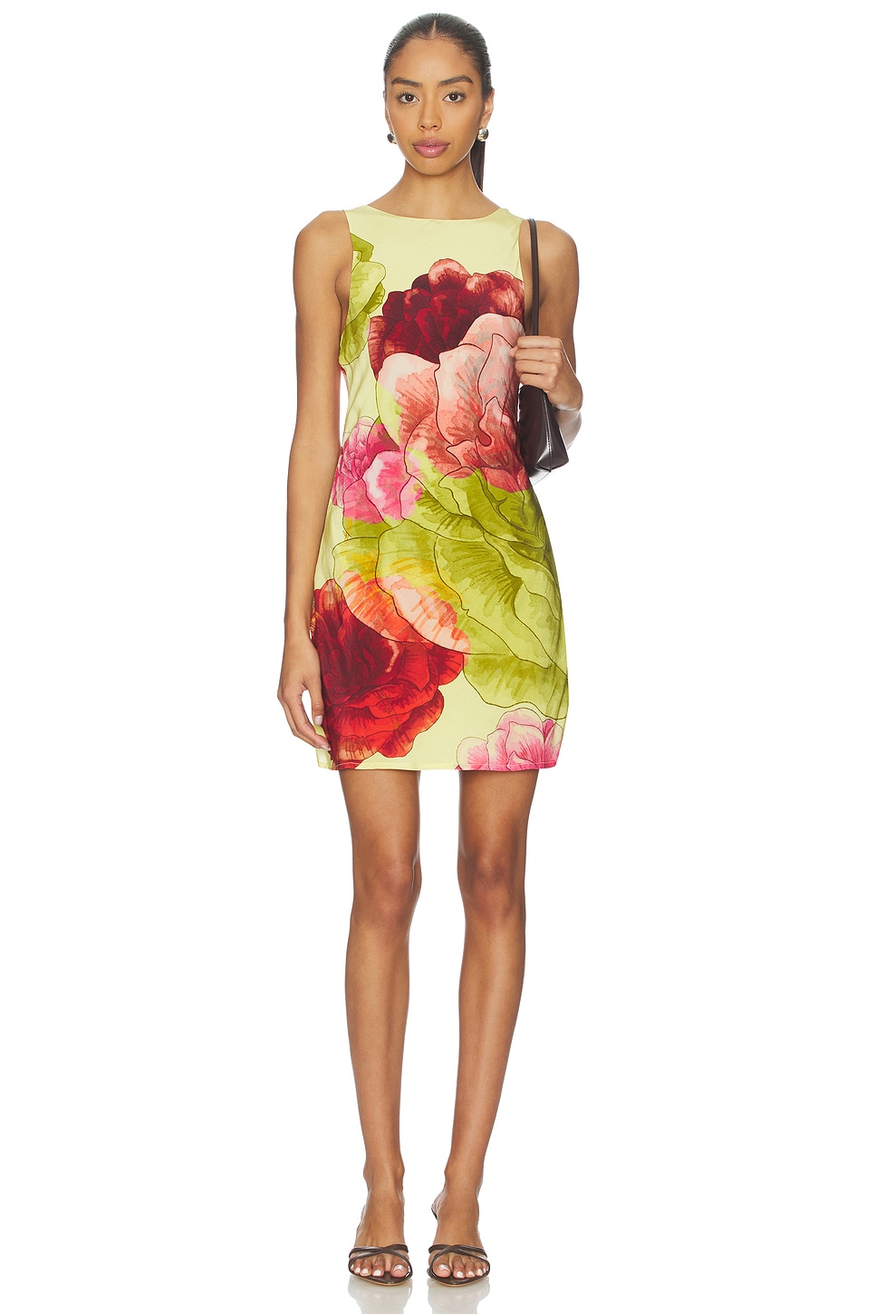 Muma World Taif Electra Mini Dress in Yellow