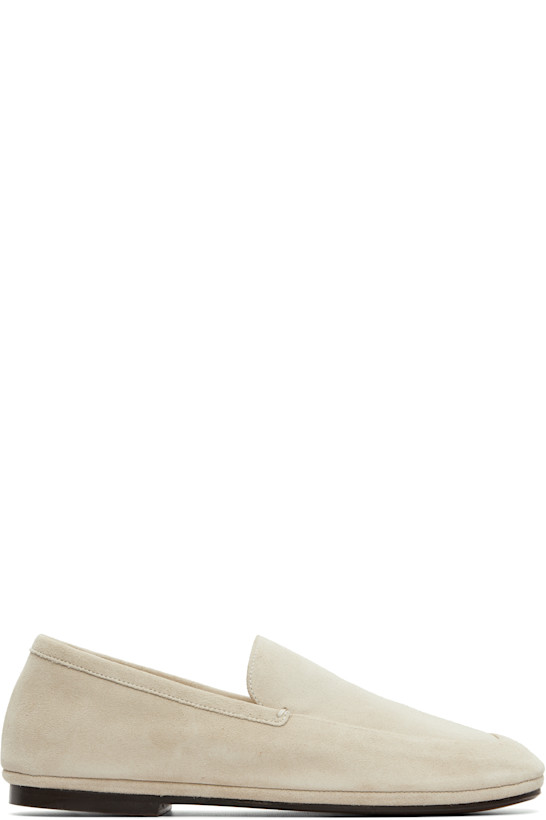 Beige Outdoor Slipper Loafers