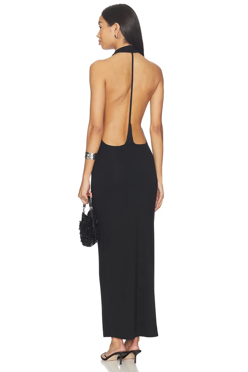 superdown Emilijiah Maxi Dress in Black