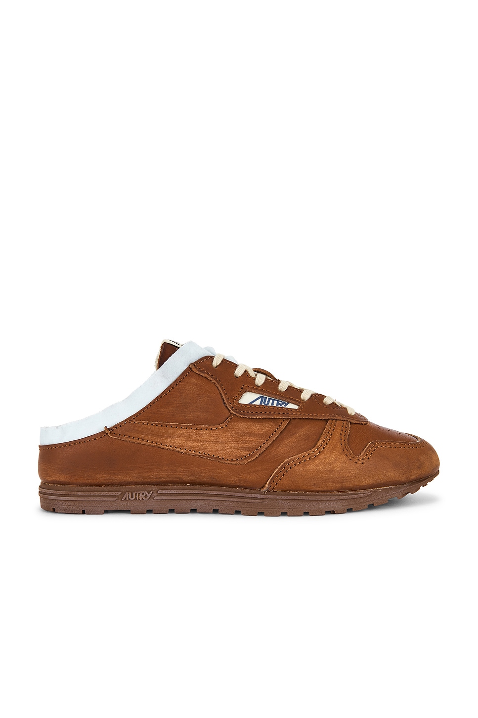 Autry Windspin Mule Sneaker in Buff & Azure