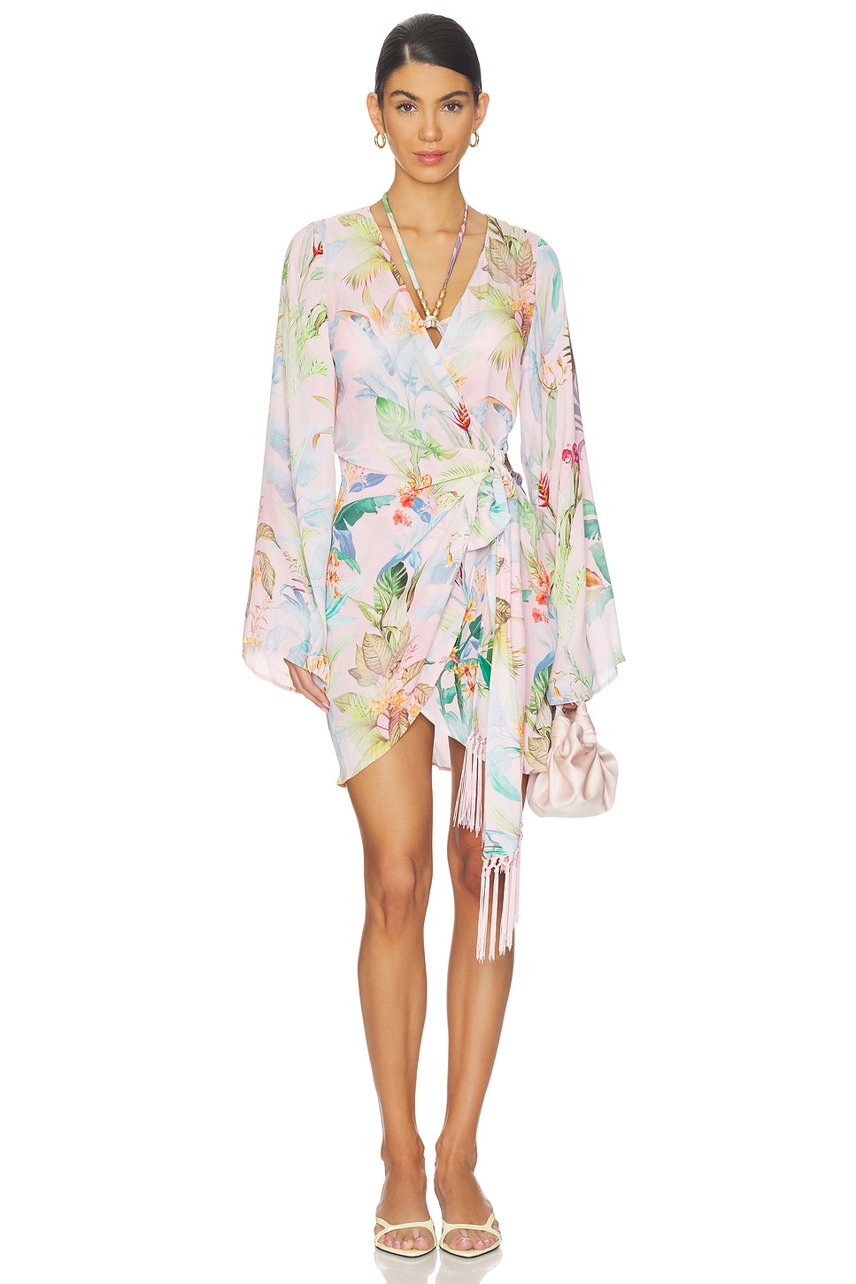 L'AGENCE Kohima Mini Dress in Multi