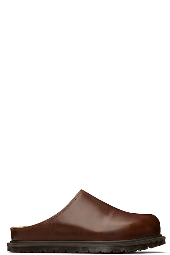 Brown San Mule Slip-on Loafers