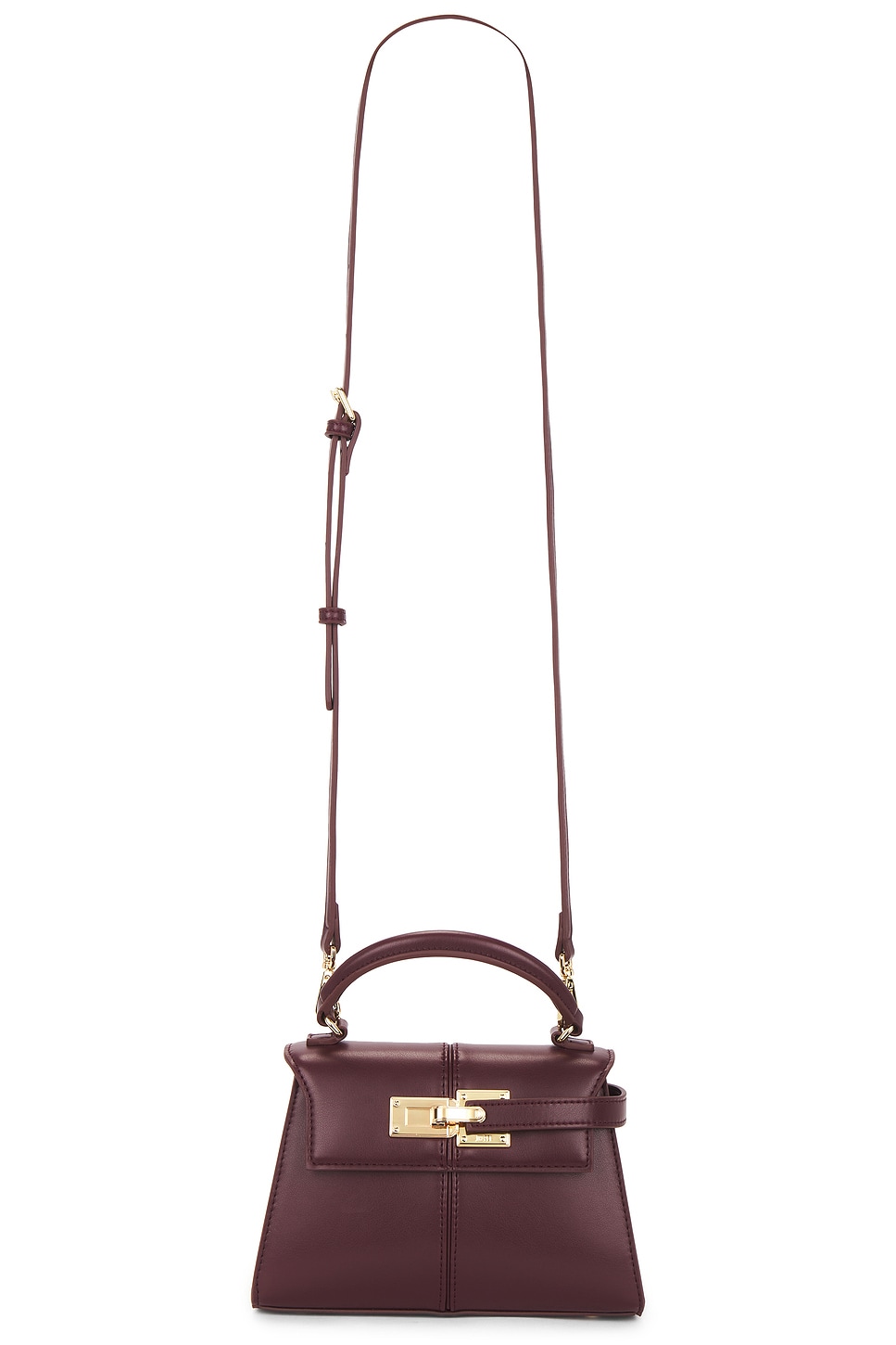 JW PEI Elise Top Handle Bag in Deep Burgundy