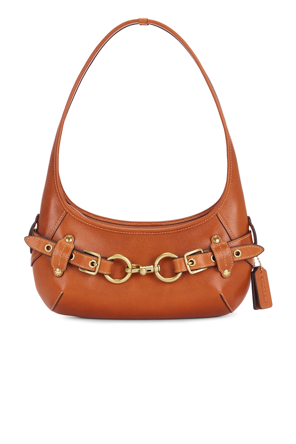 Coach Belted Ergo Shoulder Bag 26 in Amber Brown