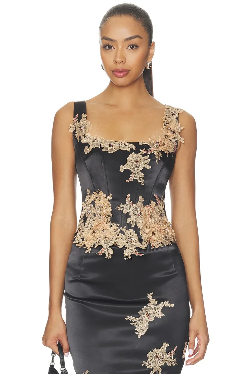 MANDALAY Allison Top in Black