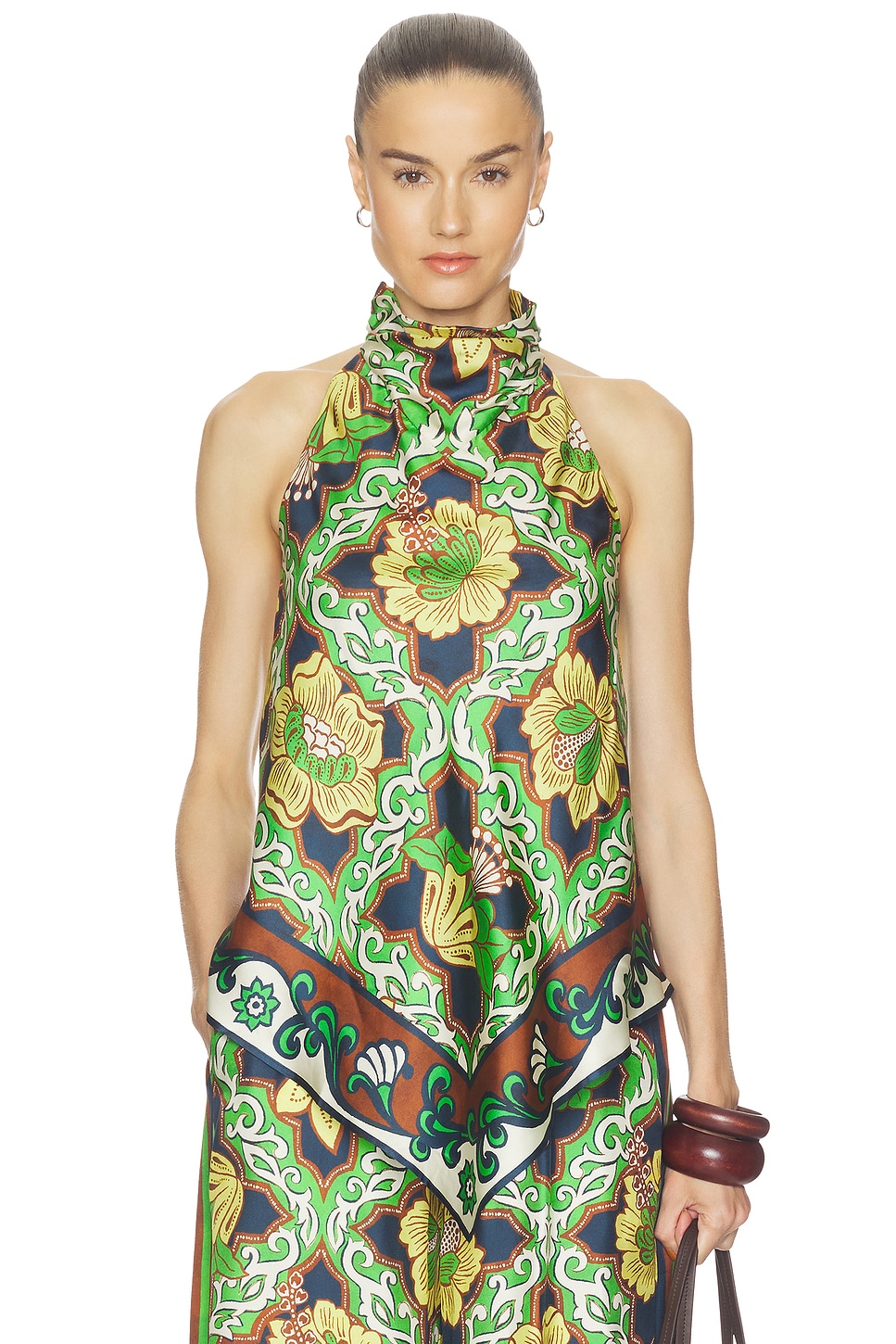 Alemais Liana Silk Top in Multi