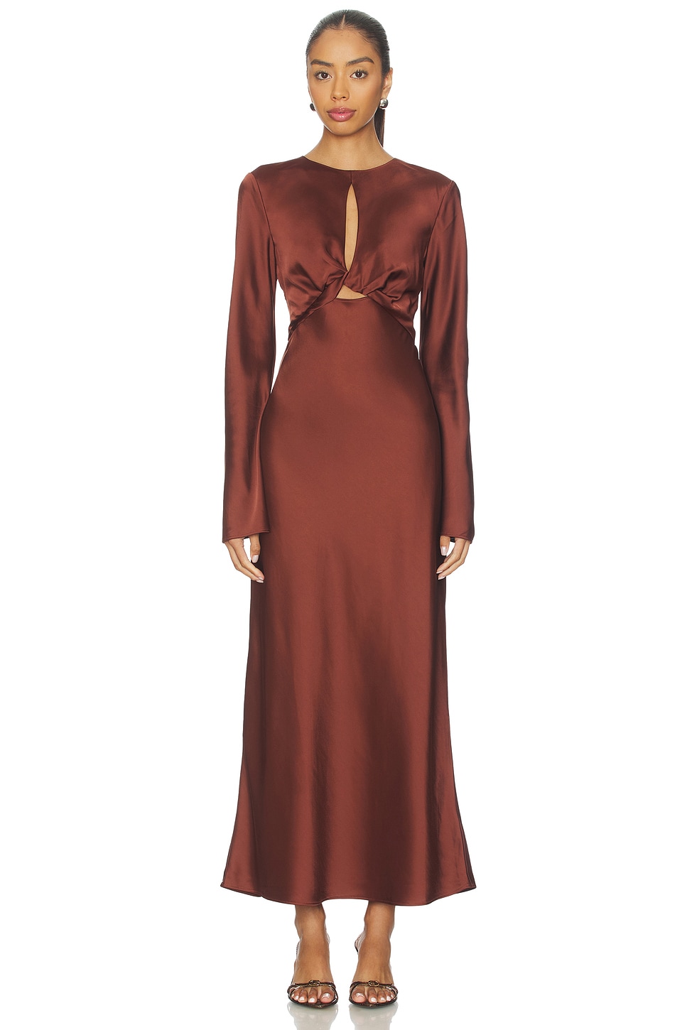 Significant Other Molly Maxi Dress in Carob