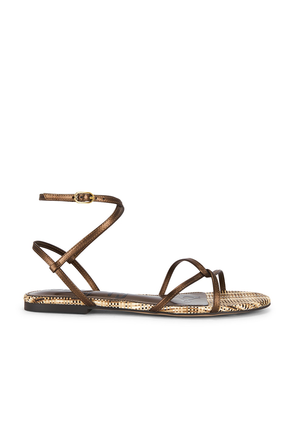 Sam Edelman Ellina Sandal in Bronze Metallic