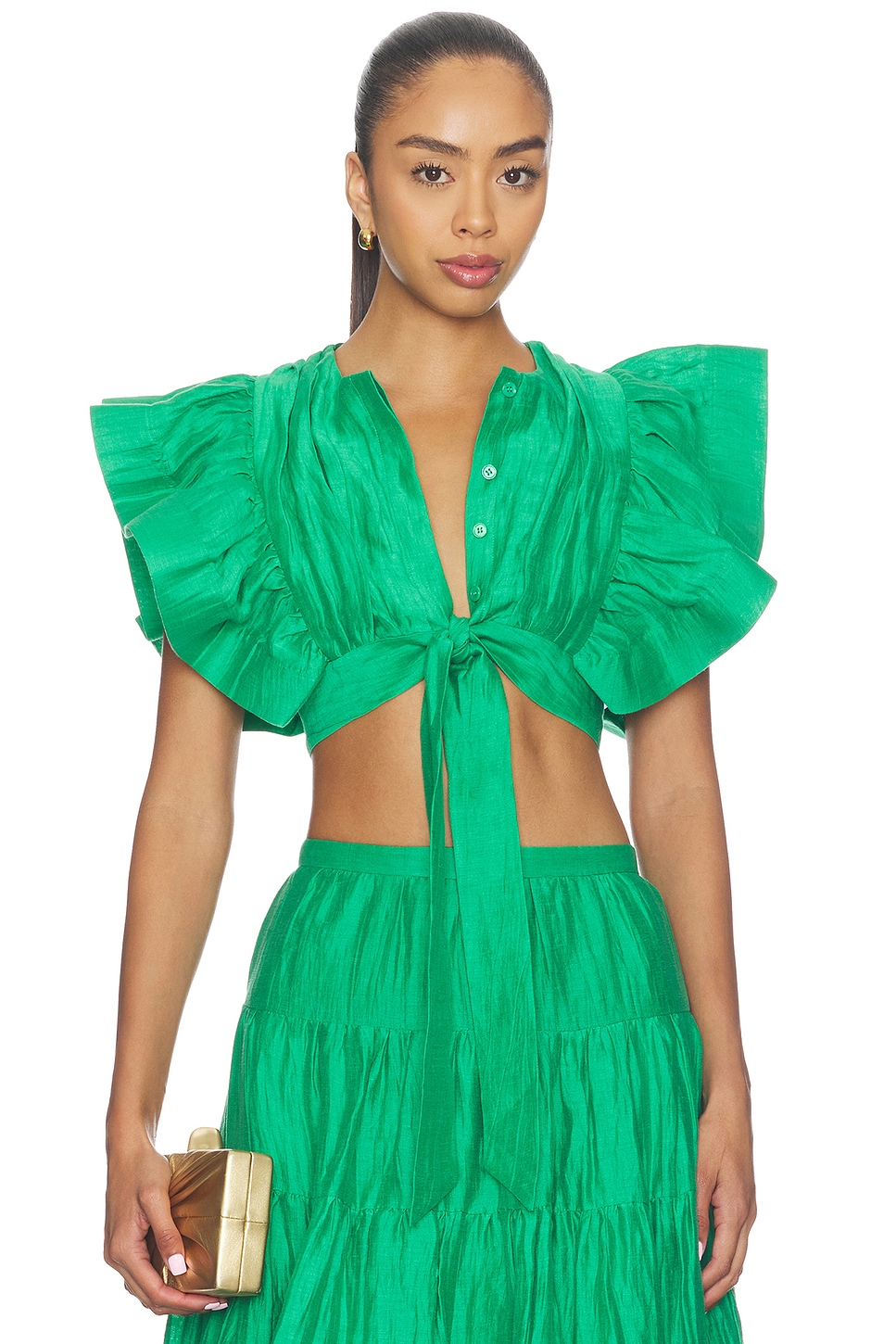 Alexis Varenna Top in Emerald