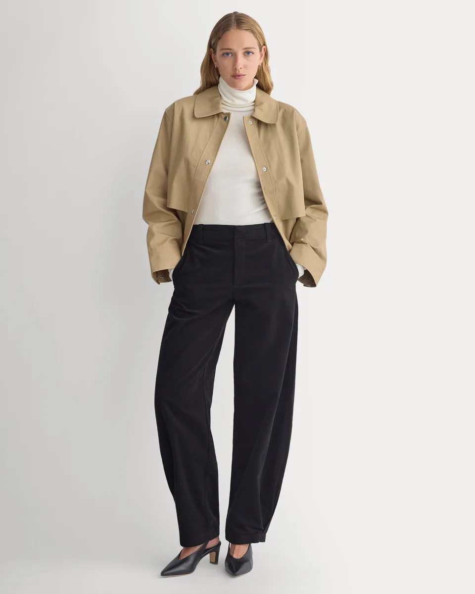 Balloon Pant in Pinwale Corduroy | Black