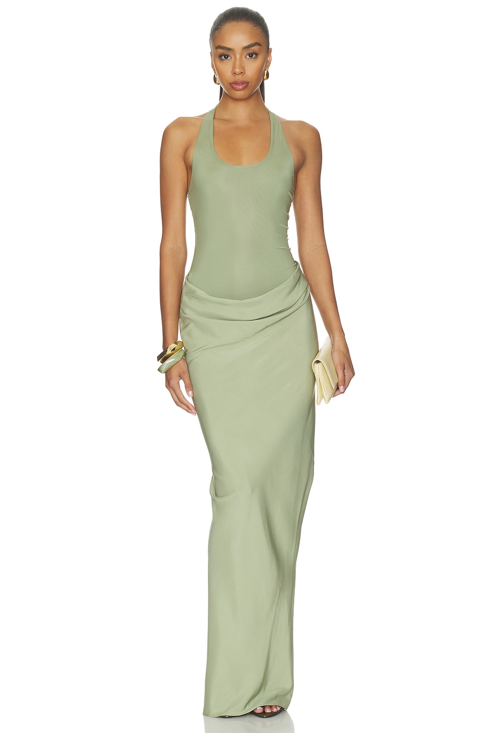 Benni Jade Maxi Dress in Pistachio