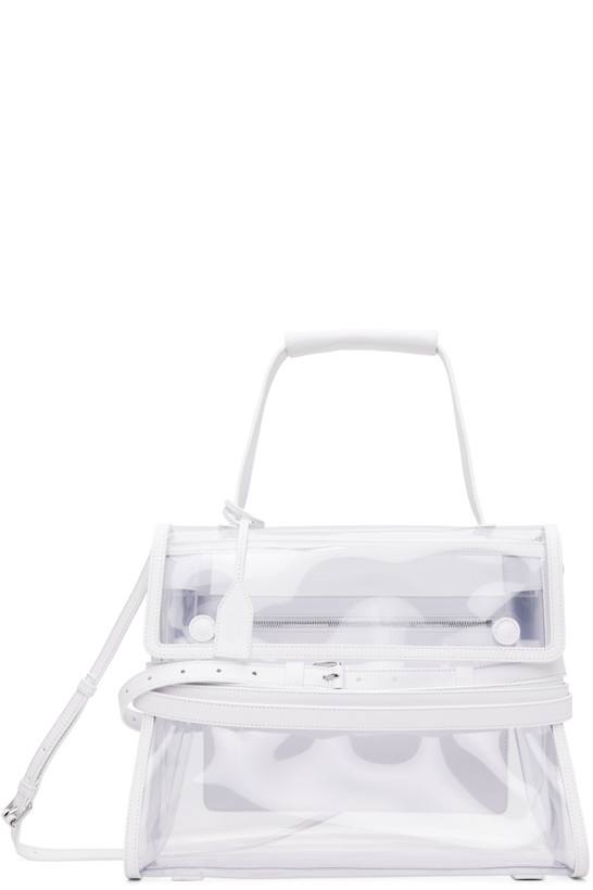 White 'Tie Me' Medium Bag