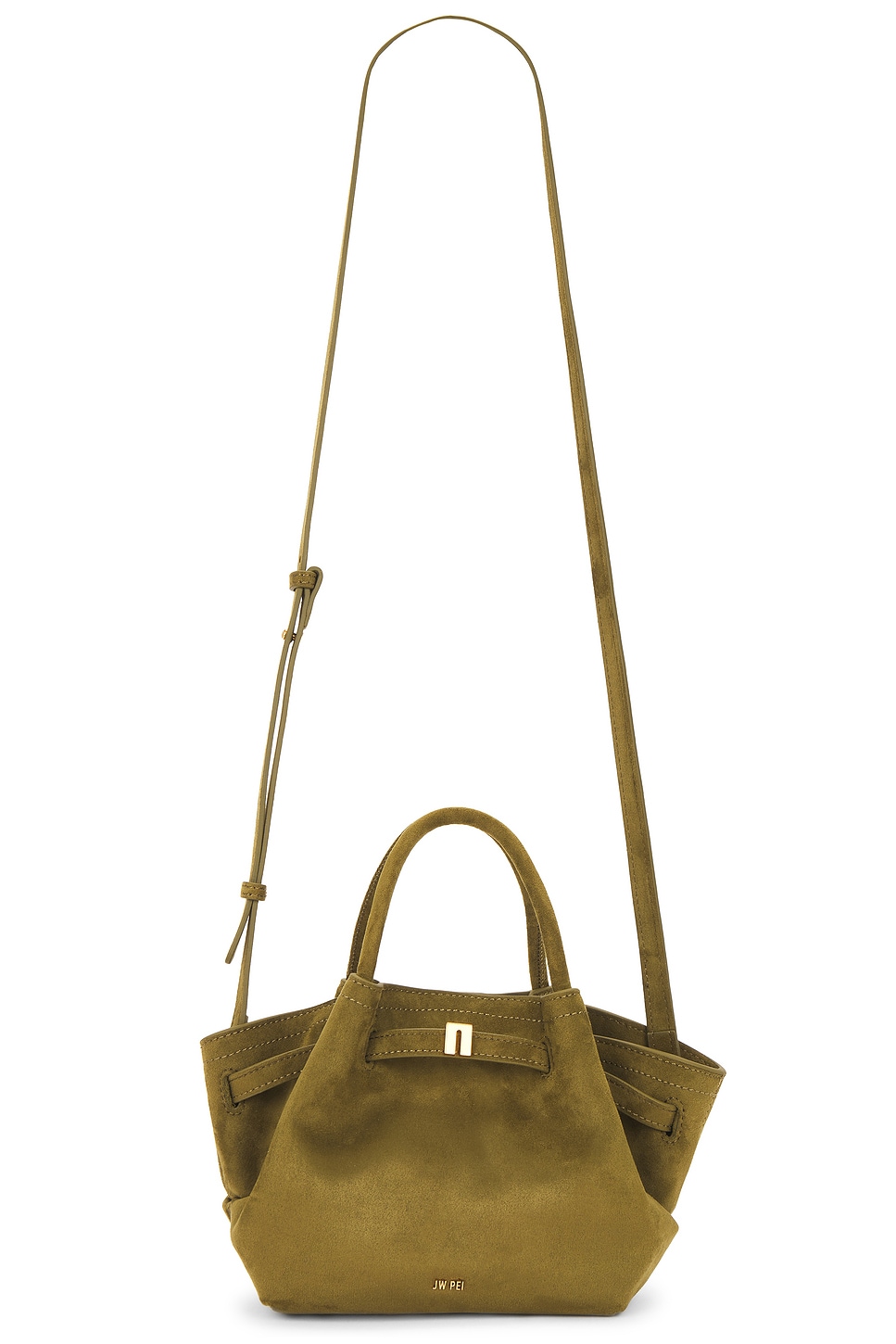 JW PEI Hana Mini Tote Bag in Dark Olive