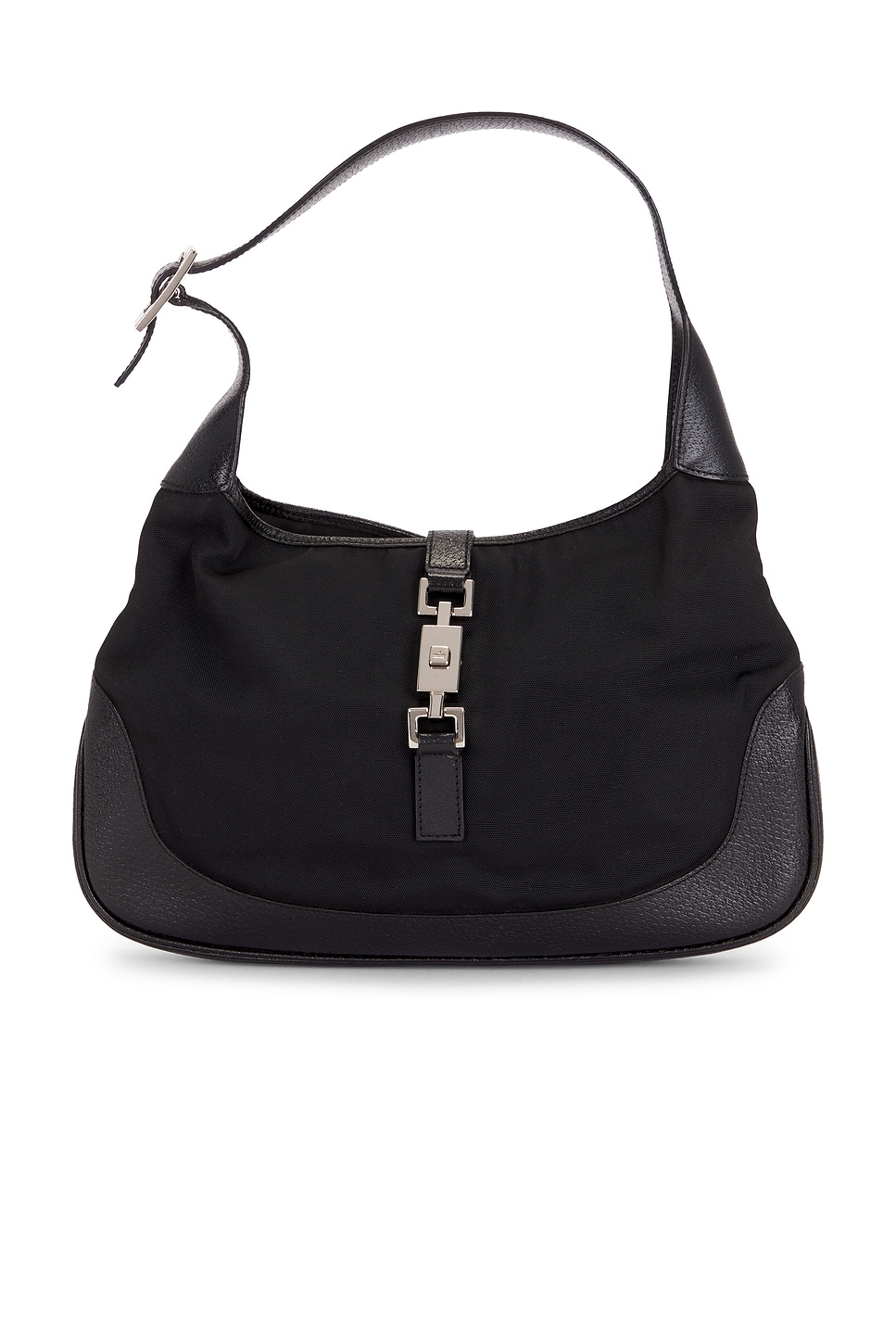 FWRD Renew Gucci Jackie Hobo Bag in Black
