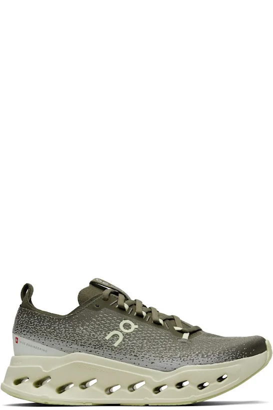 Green & Khaki Cloudsurfer Max Sneakers