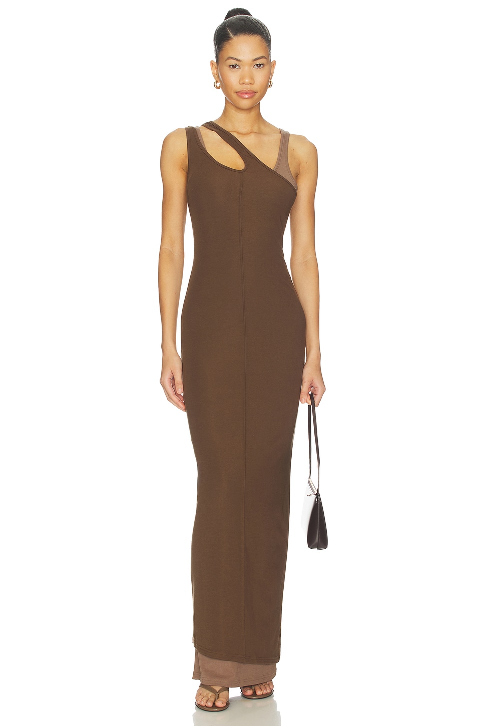 SNDYS Chantara Maxi Dress in Mocha