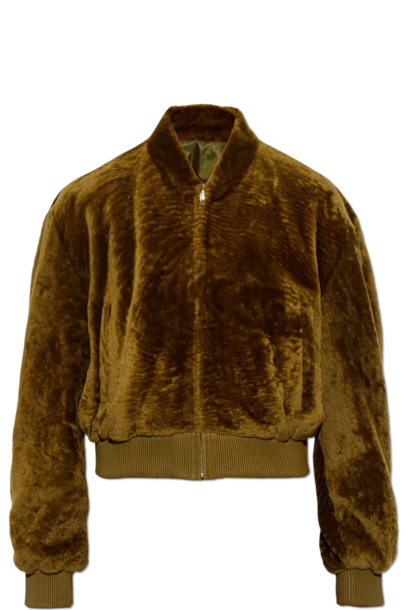 ARMA GREEN Reversible shearling coat ‘Azra’