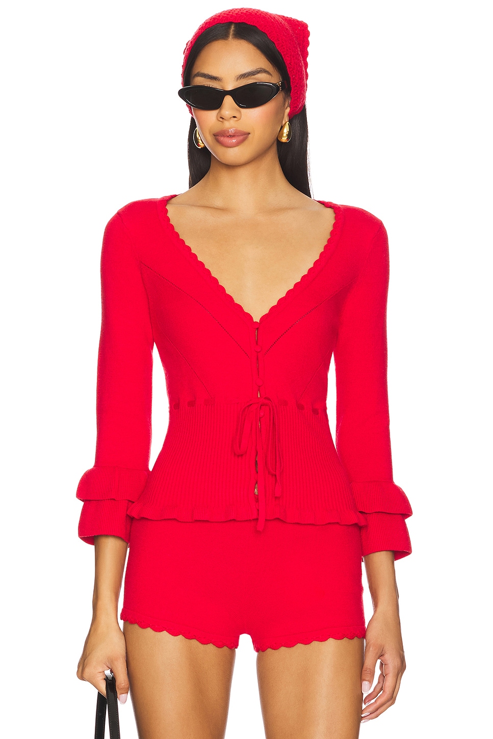 GUIZIO Mathilde Top in Red Love
