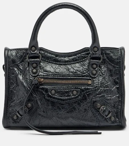Le City Mini leather top-handle bag