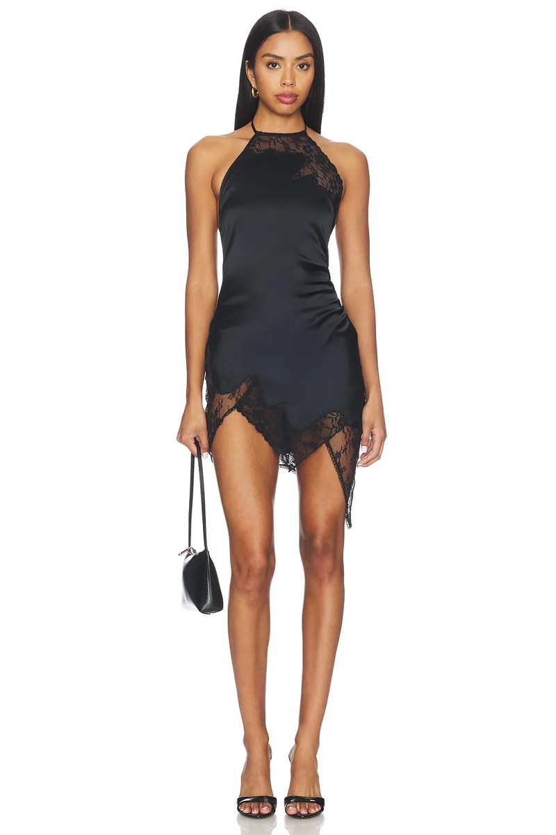 NBD Hamida Mini Dress in Black