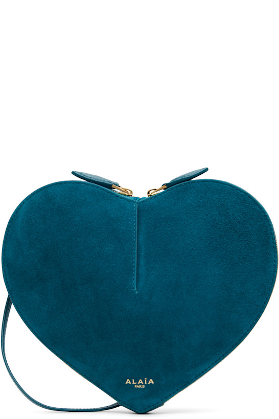 Blue 'Le Cœur Bi-Material' Bag