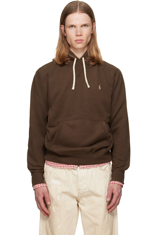 Brown 'The RL Fleece' Hoodie