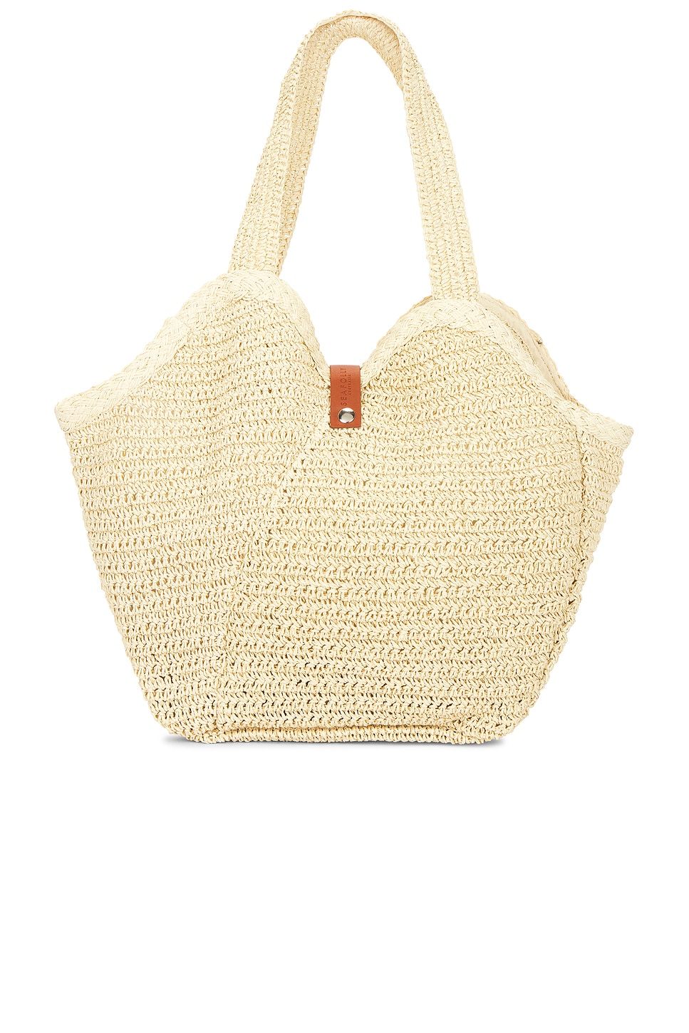 Seafolly Mirage Woven Tote Bag in Natural