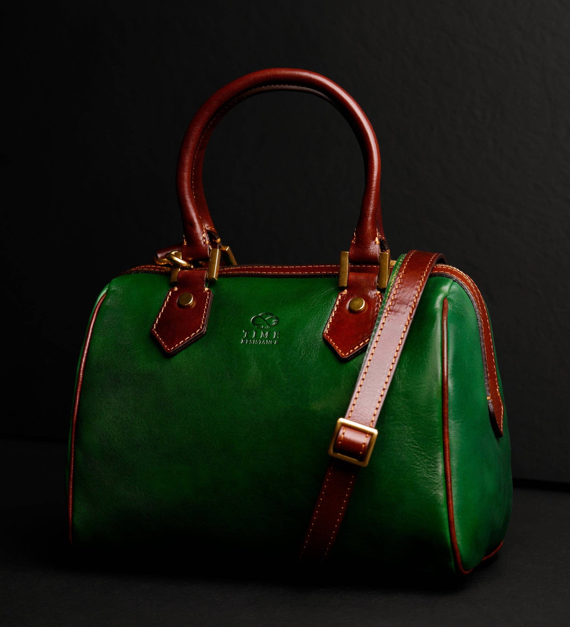 Leather Barrel Bag - Image 17