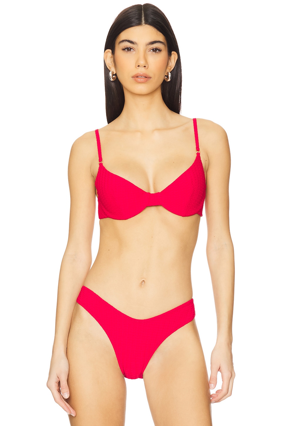 BOAMAR Asia Bikini Top in Red Cherry